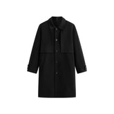 Men's Double-Face Trench-Style Coat